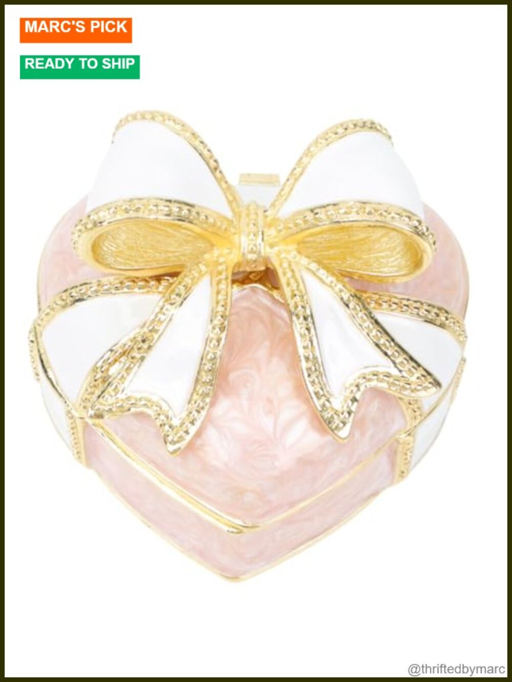 Heart Shaped Jewelry Box Ring Box Storage Case for Earrings Necklaces Brooches